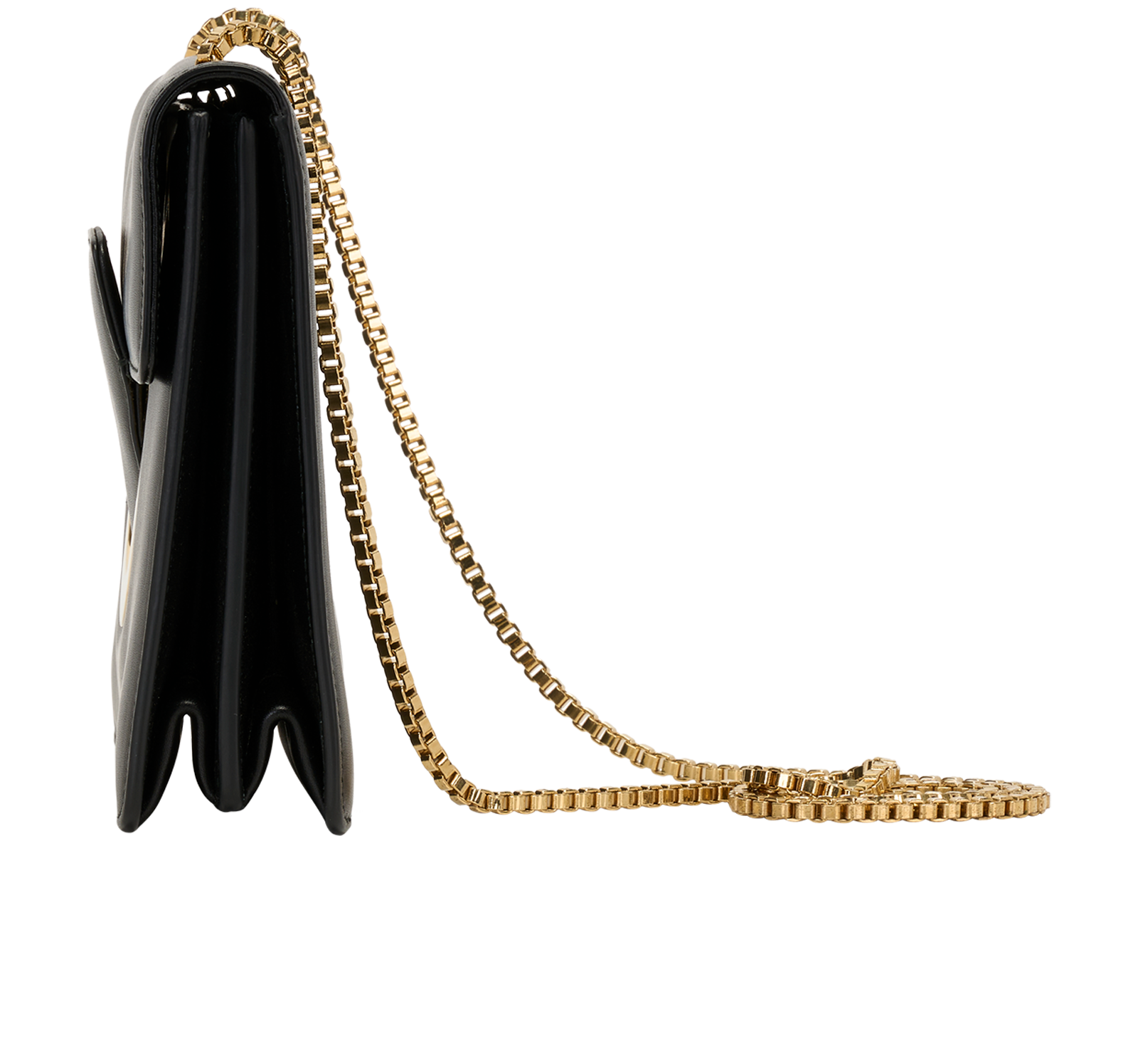 Thalia Crossbody, &pound;220, Handbags, Black, Leather, Bottom view